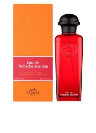 Оригінал hermes eau de rhubarbe ecarlate 100 ml одеколон