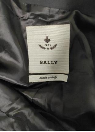 Bally пиджак блейзер с шерстью цвета шоколад приталенный сток2 фото