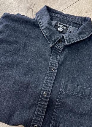 Чоловіча  рубашка джинсова, джинсовка4 фото