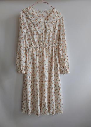 Літня жіноча сукня плаття з коміром женское платье с воротником 10551 фото