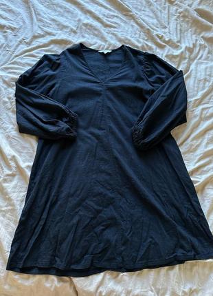 Черное базовое платье hm1 фото