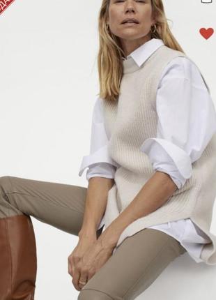 Трендовый жилет h&m