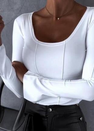 Блуза білий, чорний3 фото