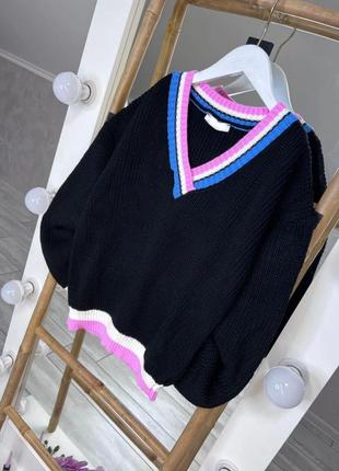 Стильная подростковая кофта оверсайз для девочки