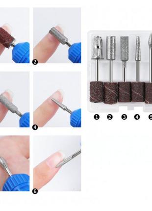 Мініфрезер variable speed rotary detail carver з адаптером змінного струму для манікюру та педикюру br00079