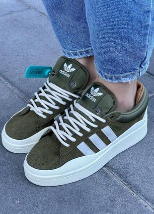 👟 кроссовки adidas campus light x bad bunny low wild moss / наляжка bs👟8 фото