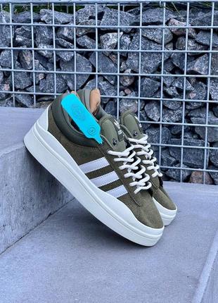 👟 кроссовки adidas campus light x bad bunny low wild moss / наляжка bs👟10 фото