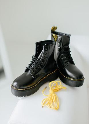 Черевики dr.martens jadon black (без замка)8 фото