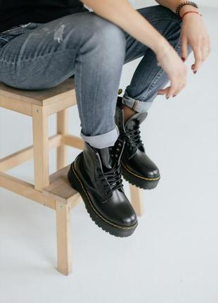 Черевики dr.martens jadon black (без замка)5 фото