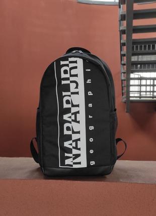 Черный рюкзак napapijri для города/для учебы/для работы