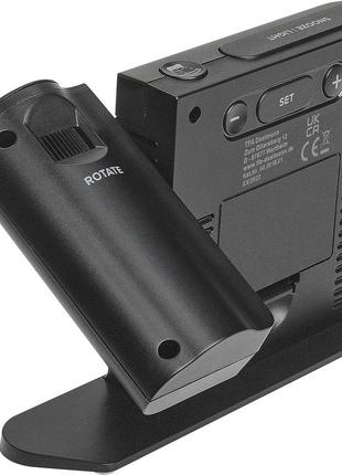 Проекционные часы с будильником и термометром tfa (60501801)