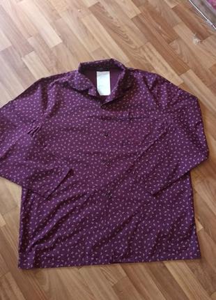 Чоловіча піжамна сорочка 2xl великий розмір