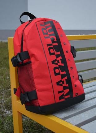 Червоний рюкзак napapijri для міста/для навчання/для роботи