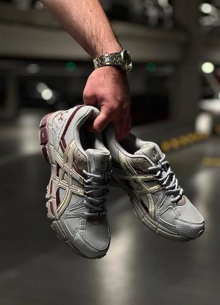 Чоловічі кросівки asics gel kahana 8 beige red асикс гель кахана бежевые