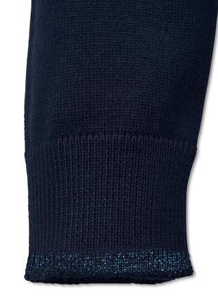 Вязаный свитшот-пуловер с двухсторонними блестками4 фото