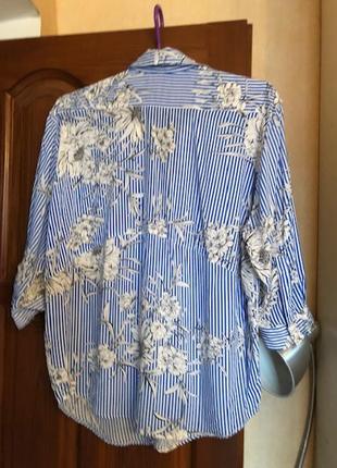 Невесомая рубашка, блузка zara, р-р xs2 фото