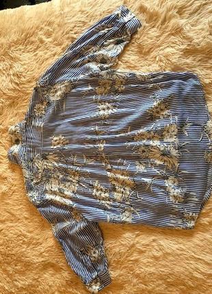 Невесомая рубашка, блузка zara, р-р xs6 фото