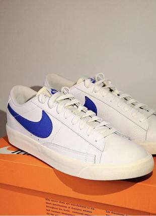 Мужские оригинальные кроссовки nike blazer low leather найк