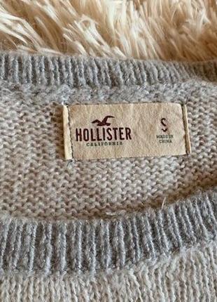 Классный тонкий теплый свитер hollister, оригинал, р-р s5 фото