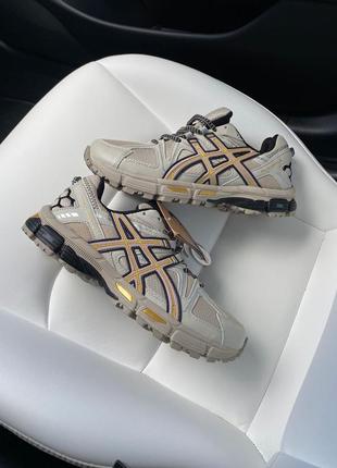 Asics gel-kahana beige gold black