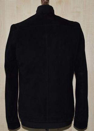 Оригинальная кожаная куртка matinique suede leather jacket в мото/косуха стиле4 фото