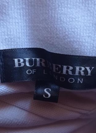 Брендовая винтажная хлопковая футболка поло burberry of london,p.s3 фото