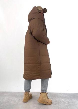 Зимове пальто куртка с капюшоном2 фото