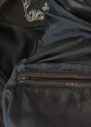 Винтажная кожаная куртка от итальянского бренда l.lambertazzi7 фото