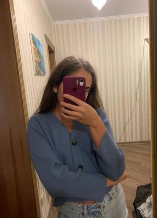 Кардиган синий zara