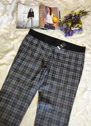 Новые с биркой стретчевые брюки на широкой резинке uk 242 фото