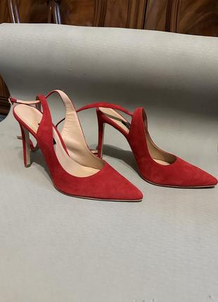 Туфлі gino rossi червоні, 40 розмір5 фото
