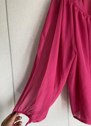 Рожева невагома блузка4 фото