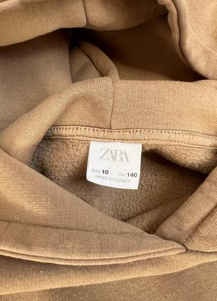 Zara базовый худи кофта хлопок6 фото