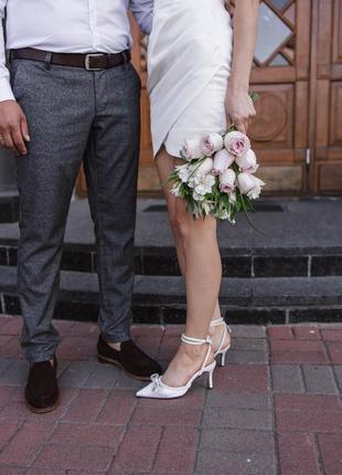 Свадебные босоножки, туфли