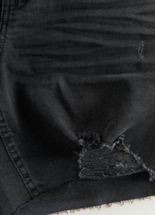 Классные джинсовые шорты с потертостями польша3 фото