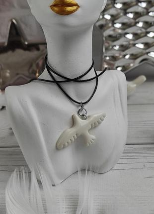 Горлица, подвеска с птичкой, голубика, ожерелье, украшение1 фото