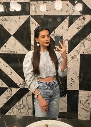 Джинсова блуза