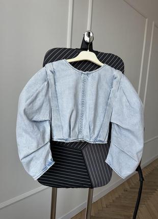 Джинсова блуза 2