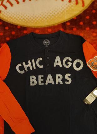 💯🏈 оригинал. лонгслив хенли'47 brand x nfl chicago bears.3 фото