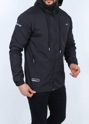 Водоотталкивающая мужская ветровка в стиле найк wholesale Nike брендовая осенняя куртка качественная премиум
