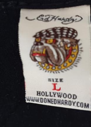 Оригинальная удлиненная футболка ed hardy4 фото