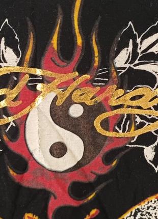 Оригинальная удлиненная футболка ed hardy6 фото