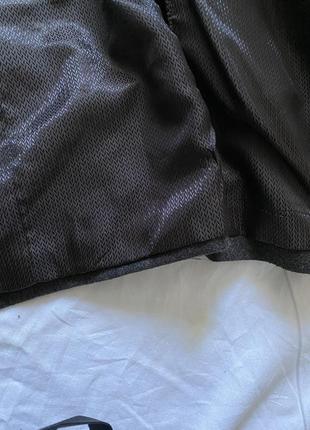 Качественный винтажный шерстяной удлиненный оверсайз пиджак в клетку5 фото