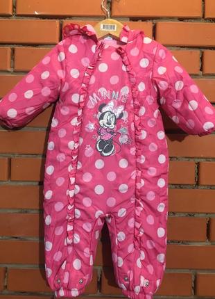 Комбинезон деми disney minnie 9-12 мес. ( 80-86 см).