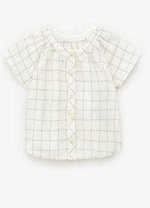 Блуза рубашка zara на 3-4 рочки2 фото