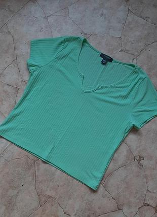 Футболка топ в рубчик primark