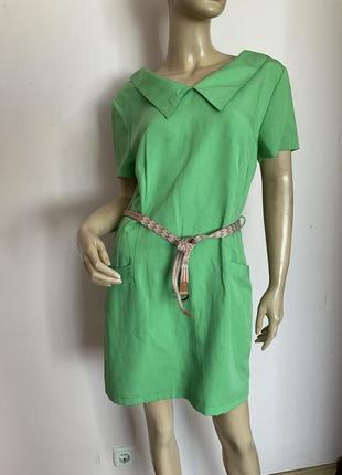 Cтильное салатовое платье/m/