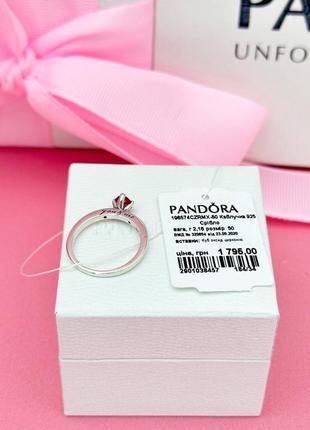 Pandora серебряная кольца «ты и я»4 фото