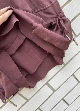 Шелковая винтажная мини юбка с карманами bally6 фото