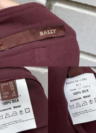 Шелковая винтажная мини юбка с карманами bally10 фото
